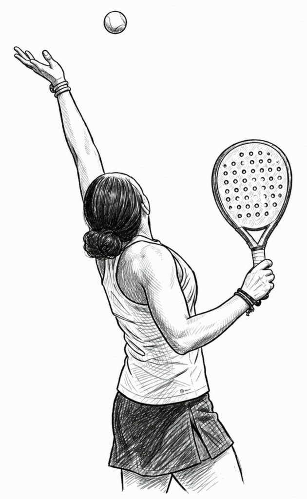 Padel slag: Smash