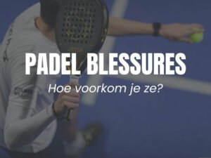 Padel blessures