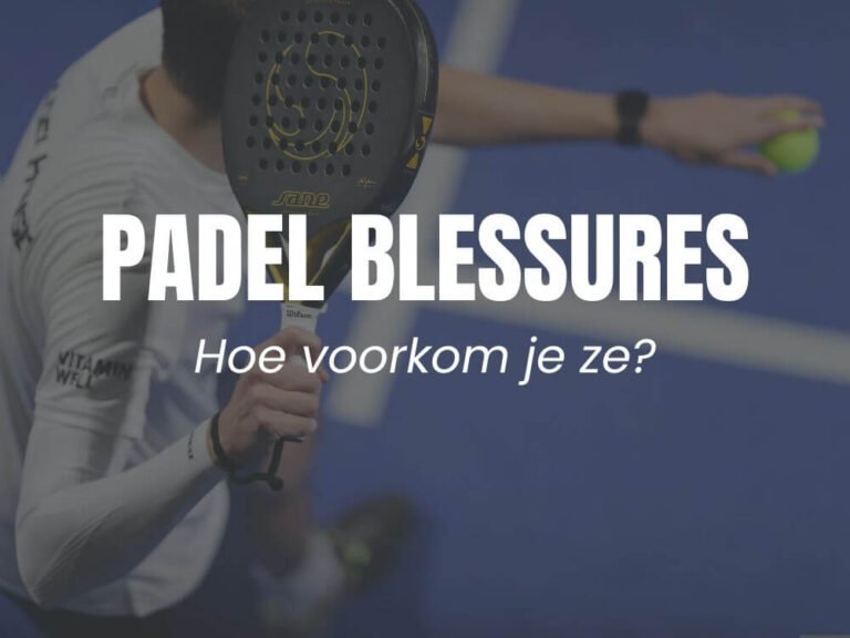 Padel blessures